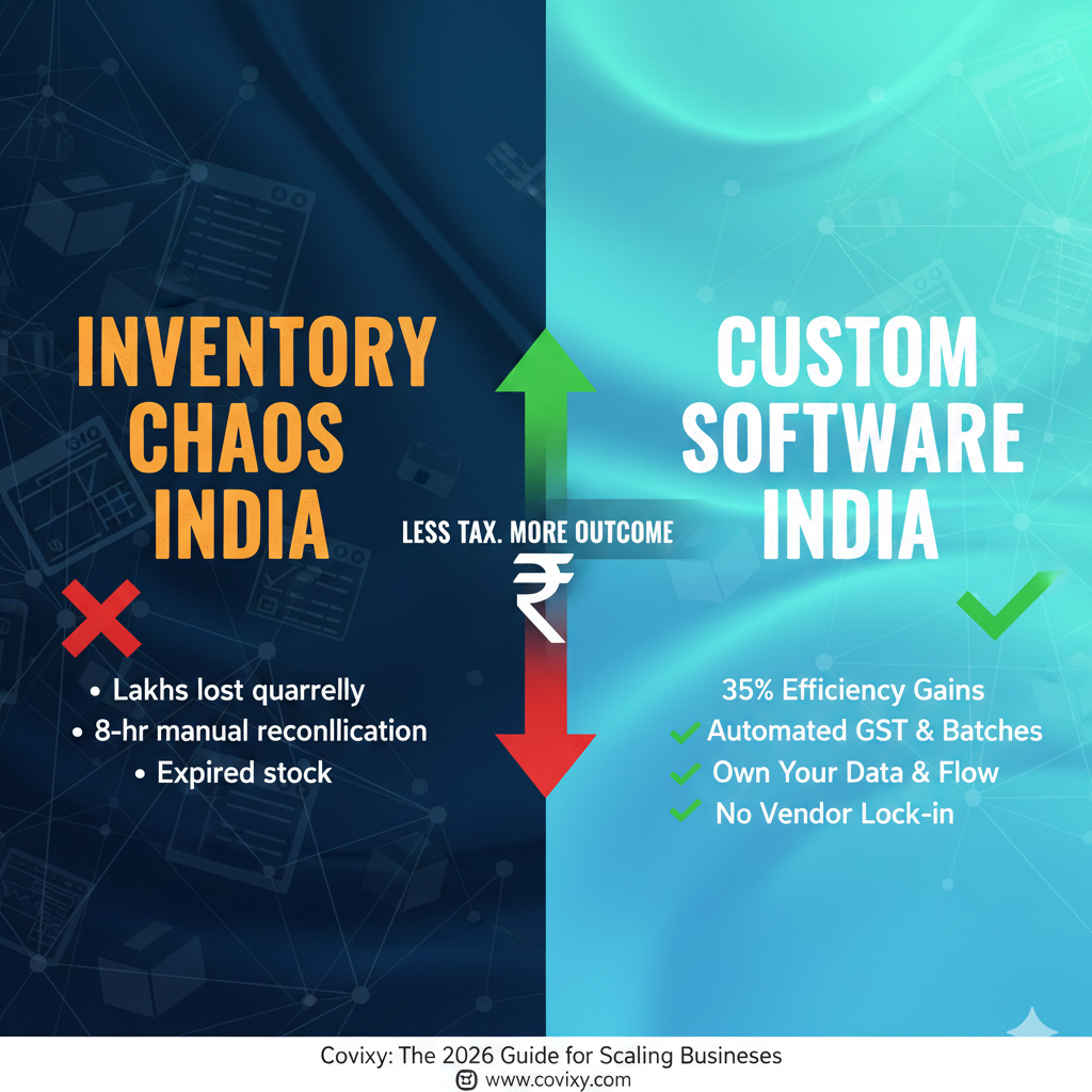 Custom Inventory Management Software India: 2026 Guide | Cov | covixy io